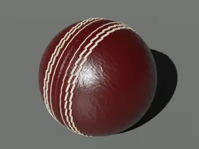 Cricket Ball 3D model