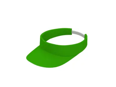 Low-Poly Sun visor Low-poly 3D model