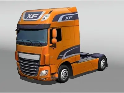 truck Low-Poly Ride 3D Car Model Excellence Low-poly 3D model