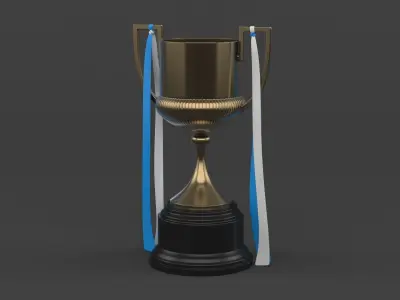 Trophy Cup 3D model 9