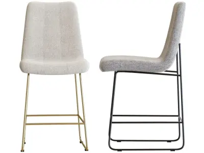 Crate and Barrel Naomi Counter Stool 3D model