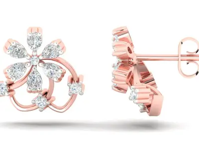 Pendant Earrings combo - 0056 3D print model