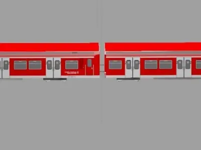 LHB Baureihe 472 - S Bahn Hamburg 3D model