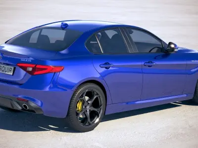 Alfa Romeo Giulia Veloce 2018 3D model