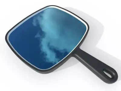 Mirror 02 Low-poly 3D model