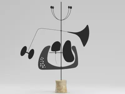 Philippe Hiquily Sculpture 3D model