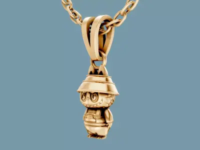 Labubu Pendant 3D print model