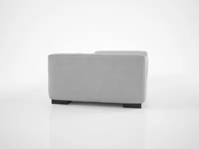 RH Modern Modena bench 3D model