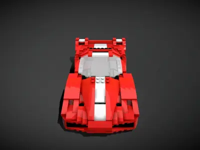Lego Ferrari FFX 3D model