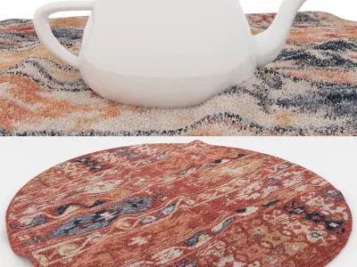 Rugs No 37 Low-poly 3D model