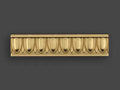 5 Borders Ornamental Pack 8 3D model