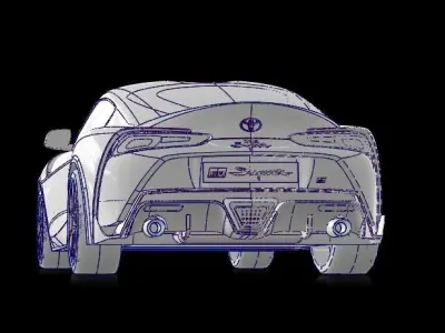 TOYOTA GR Supra 3D model