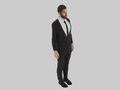 Karim Benzema Low-poly 3D model