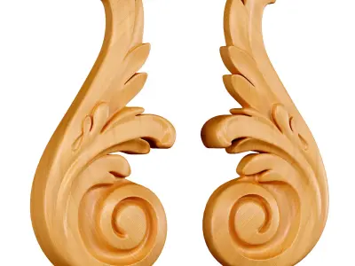 Molding  Decor Low-poly 3D model