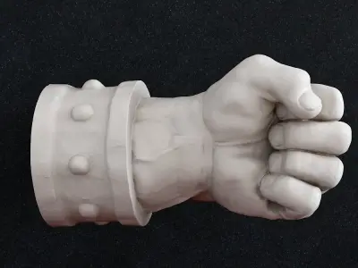 Fist lamp 3D print model
