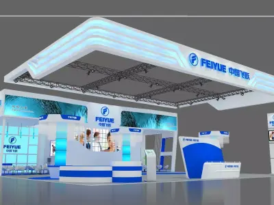 Exhibition - Area - 18X18-3DMAX2009-03 3D model