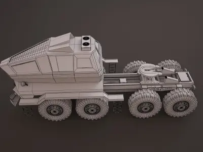 MAZ3 CONCEPT all-terrain vehicle tractor unit 3D model
