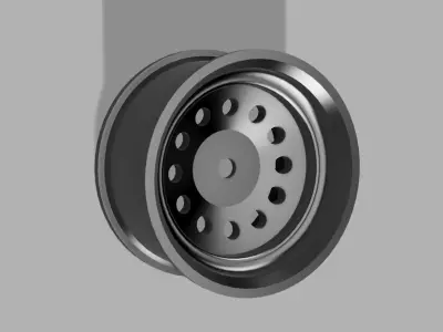 1 10 Scale Steelie Offroad Wheels 3D print model