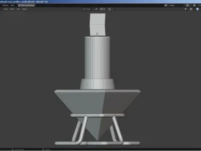 Candles and Candle Holders Low-poly 3D model