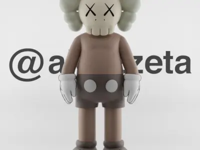 Kaws Jibbitz Charm Companion for Print 3D print model