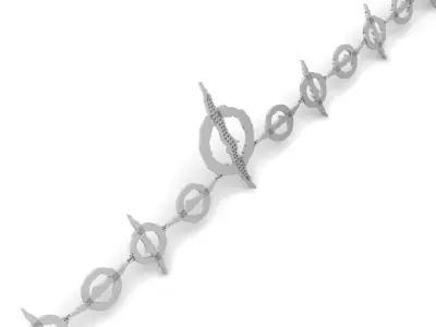 Circle Bracelet 3768 3D print model