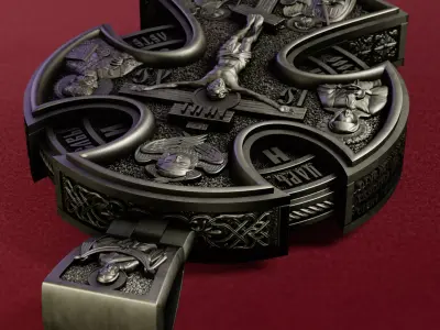 cross 3D print model