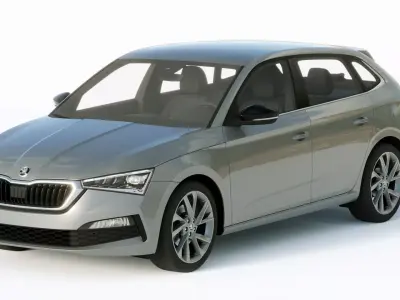 Skoda Scala 2019 3D model