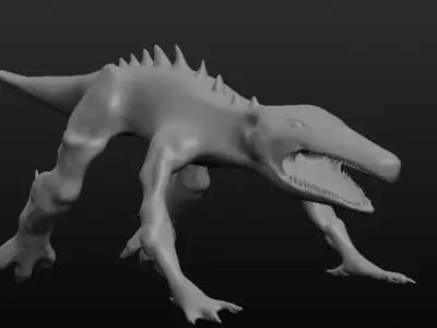 Fantasy Lizard 3D model