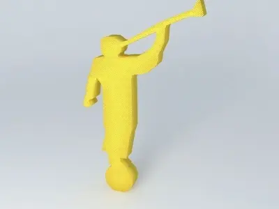 SIXTH MODEL (Moroni) ANGEL. Free 3D model
