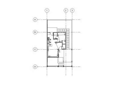 house complete revit project p9  3D model