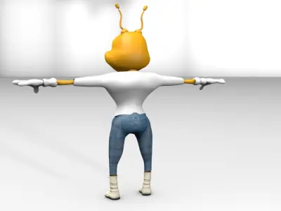 Sportive ant model 3D model