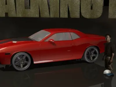 Walking Dead Glen Set 3D model