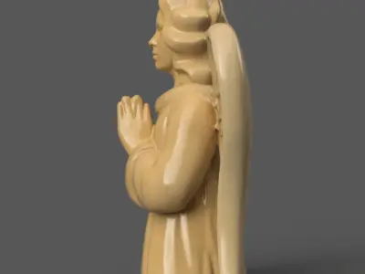 angel for christmas decoration  008 3D print model