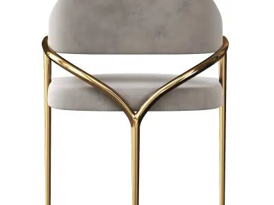 Christmas Decoration Ideas With Boca do Lobo Armchair 3D model