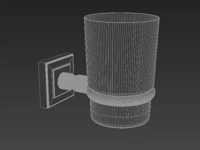 Violet Brush 3D model
