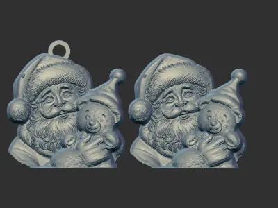 sanda with teddy decor 3D print model