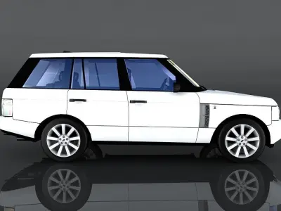Land Rover Range Rover Low-poly 3D model