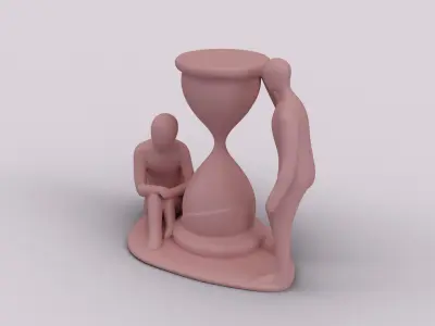 Flow of Time - A Symbol of Patience and Hope 3D print model