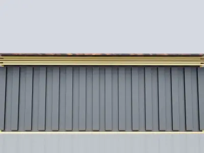 Luxury dining table Low-poly 3D model