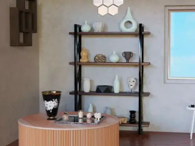 Interior Decoration 3D model get