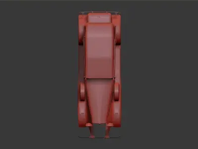 3D model of a vintage car 3D model