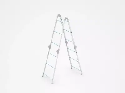 Double Sided Step Ladder 3D model