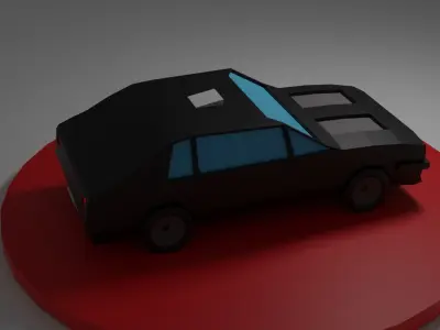Low Poly Car  3D model