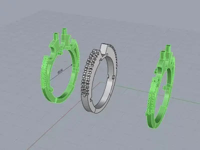 ring woman  3D print model 50