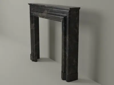 Architectural Fireplace mantel 3D model
