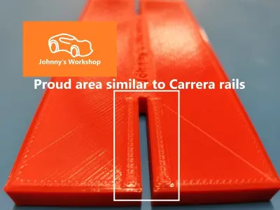 Setup Plate for 132 slot cars Free 3D print model