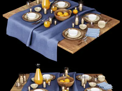 TABLE SETTING 01 3D model