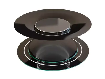 3D Car Podium for Exhibitions and Showrooms Low-poly 3D model