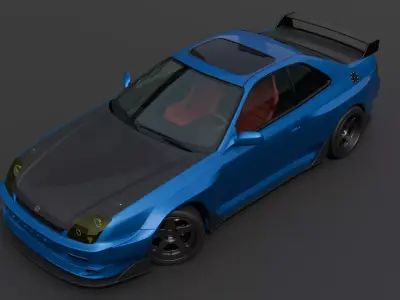 Honda Prelude 5 Type SH Tuned 3D model
