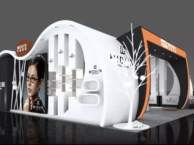Exhibition - Area - 11X10 3DMAX2009-015 3D model